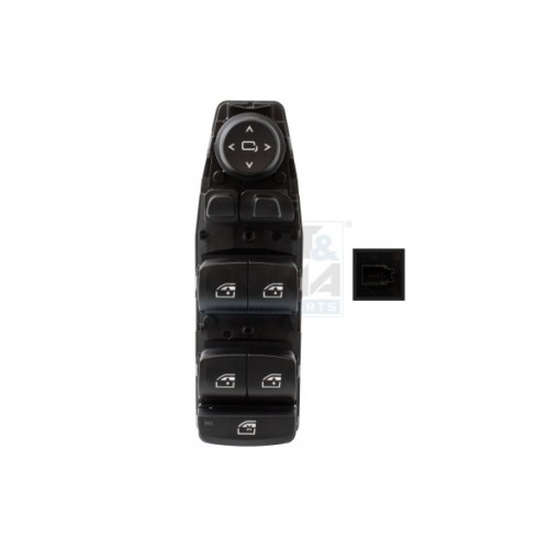 CAM DÜĞMESİ G20 G30 X3:G01 X4:G02 X5:G05 ÖN SOL (KARARTMALI & KATLAMALI AYNA); SİYAH