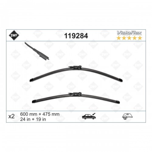 SİLECEK SÜPÜRGESİ ÖN TAKIM F30 600 / 475 MM