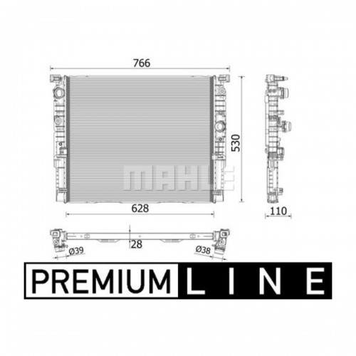 SU RADYATORU BRAZING BMW 5 SERISI (G30, F90) 530i 2018-2022
